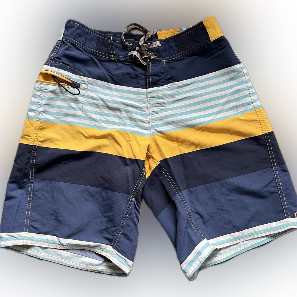 Patagonia wavefarer striped swim‎ trunks board shorts men’s size 30 - Picture 3 of 13